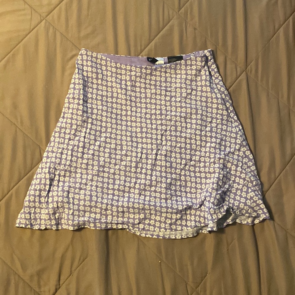 H&M Purple Flower Skirt